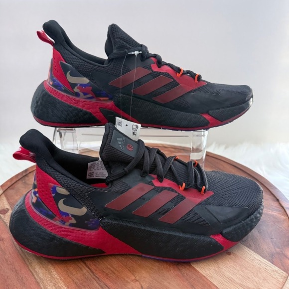 Adidas X9000L4 Mens Running Shoes Black Red Athletic Sneakers GZ8987 Size 6 US